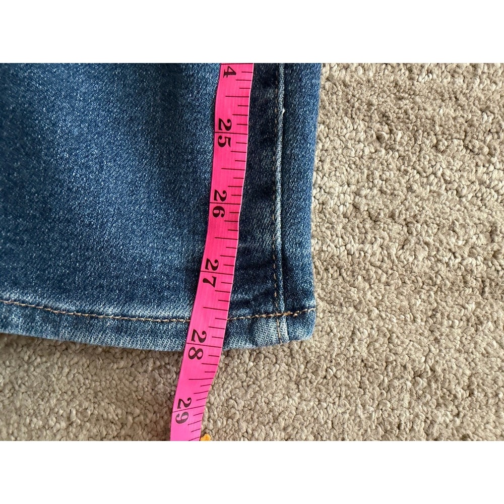 Good American Good Legs Distressed Skinny Jeans Size 27 Medium‎ Wash - Picture 8 of 10